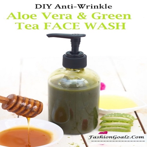 Anti-Wrinkle Aloe Vera And Green Tea Face Wash