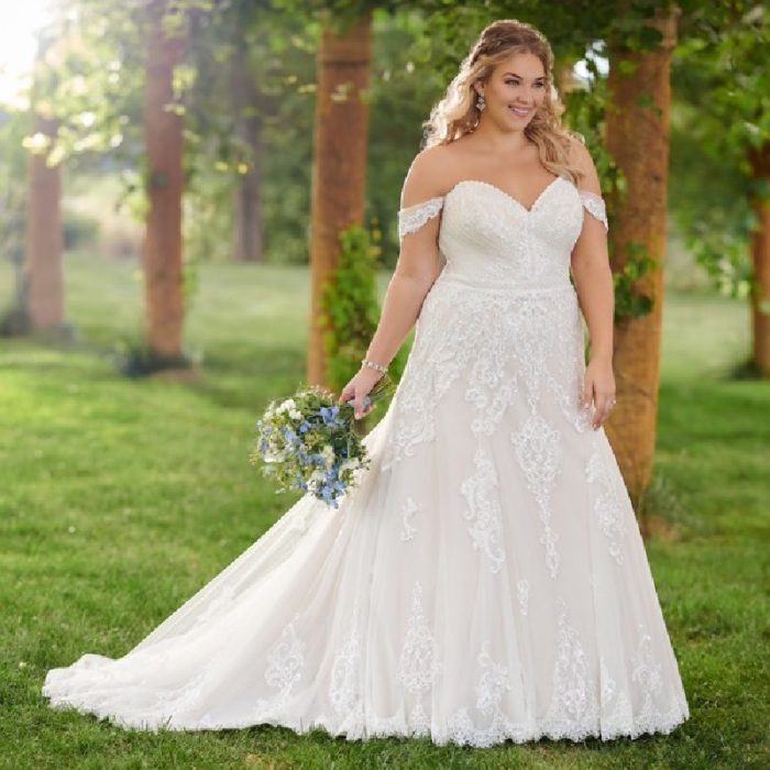 Stunning Plus Size Wedding Dress -FashionGoalz