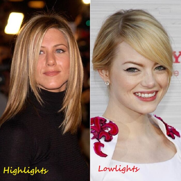 Difference between highlights and lowlights and