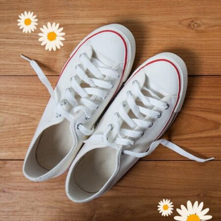 how to clean white converse shoes