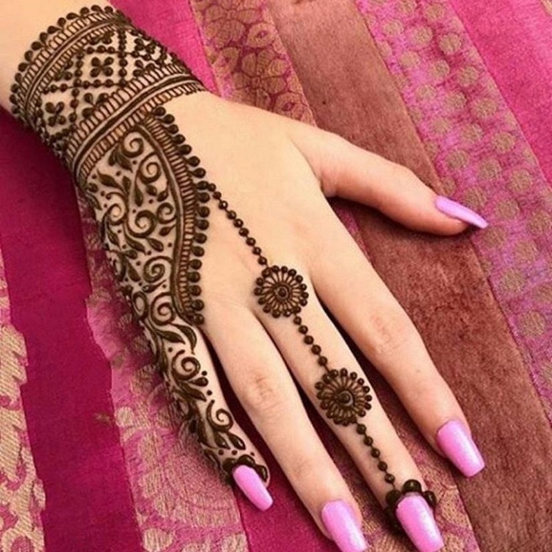 Bracelet mehndi design for eid ||unique and stylish henna design|| simple  and easy mehndi design2020 - YouTube