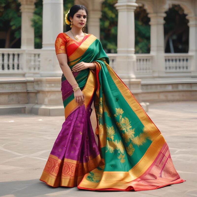 Kanchi Pattu Saree